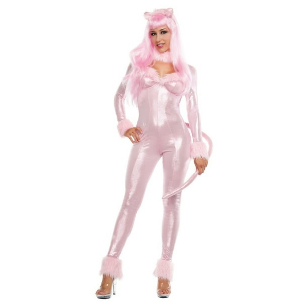 Pink sweet panther costume